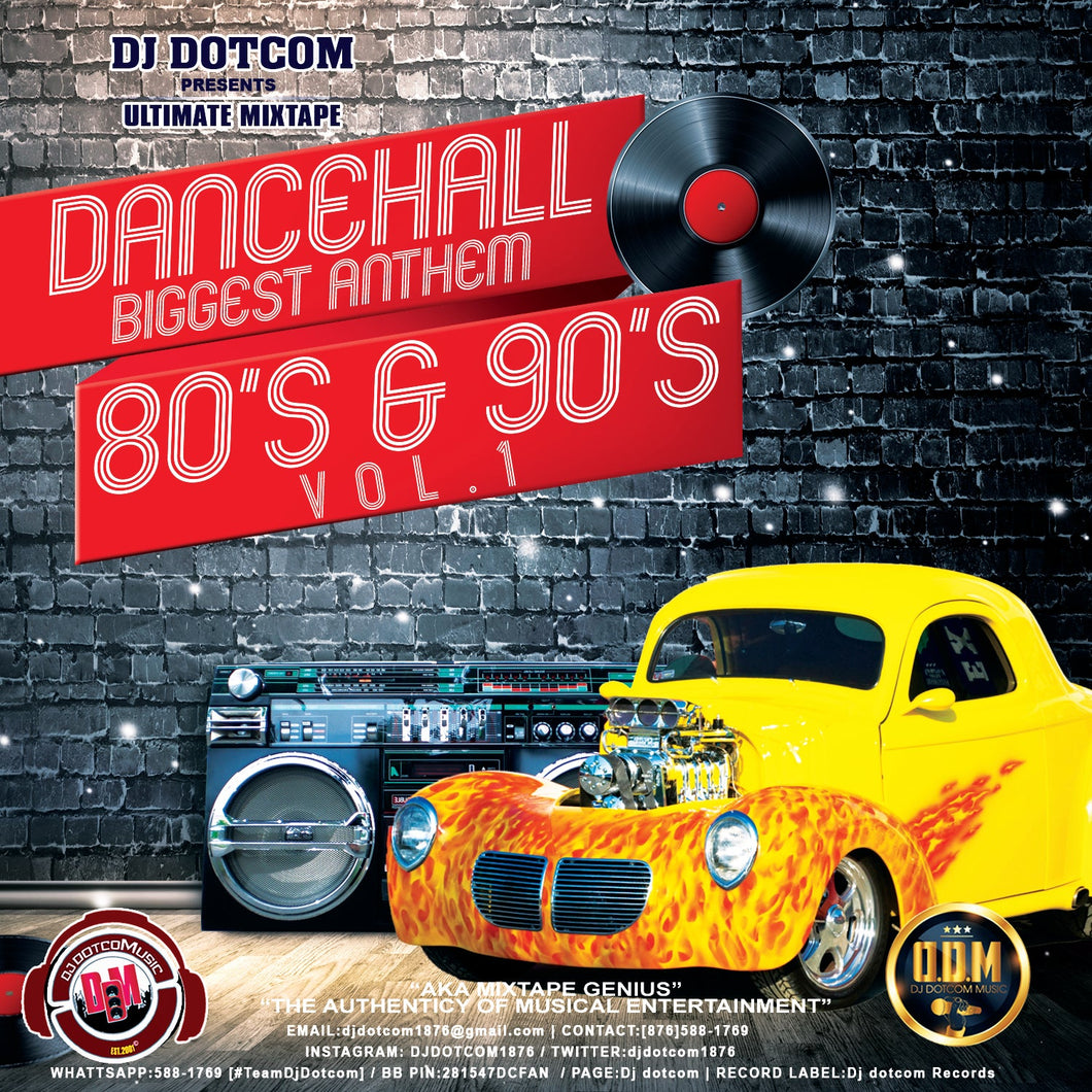 DANCEHALL BIGGEST ANTHEMS_MIXTAPE Vol 1 (Instant Download)