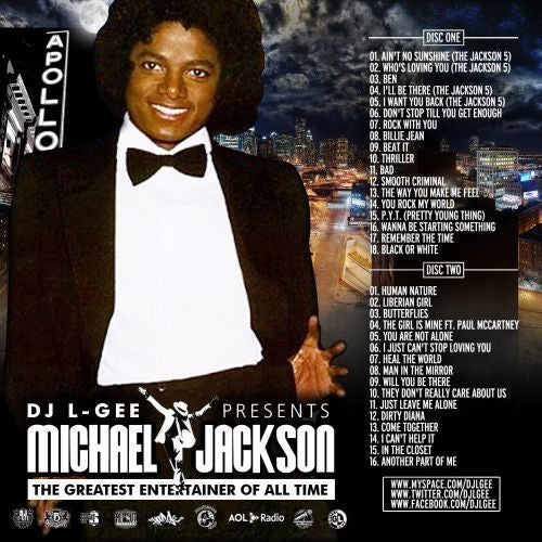Michael Jackson - The Greatest Entertainer Of All Time 2 Cd's