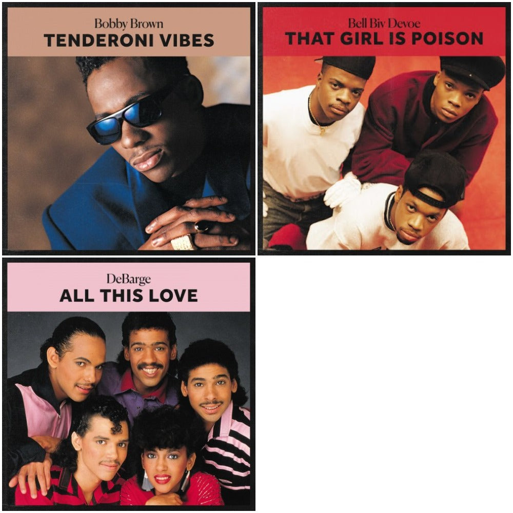 Bobby Brown , Bell Biv DeVoe, DeBarge (3 Cd's)
